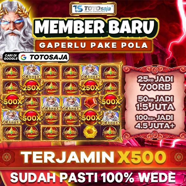 TOTOSAJA : Situs Resmi Toto Slot Online Gacor Terbaik Maxwin Besar dan Jackpot Tanpa Batas